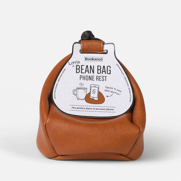 Little Bean Bag Phone Rest: Brown