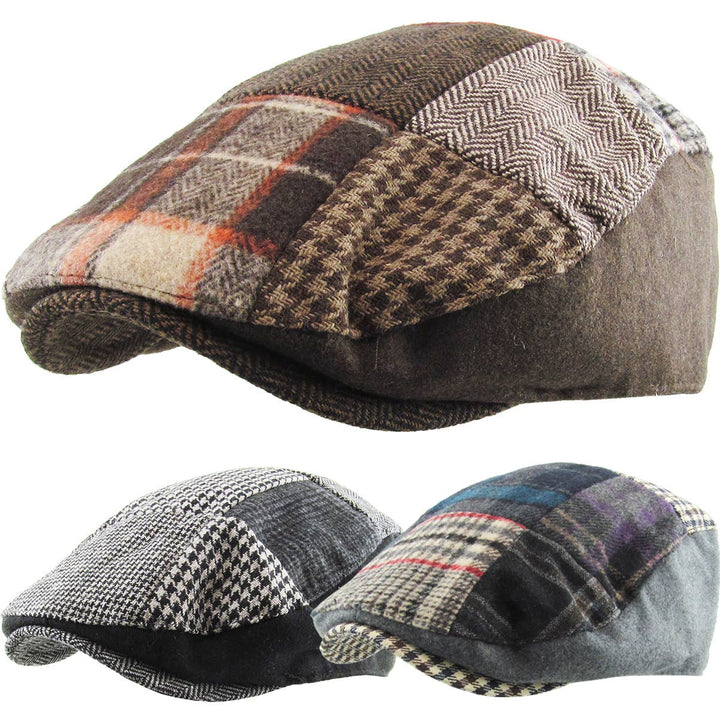 Multi Plaid Ascot: Grey