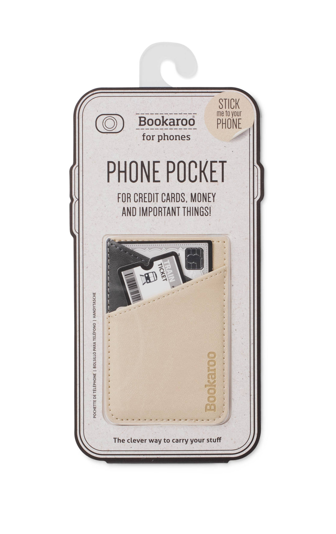 Bookaroo Phone Pocket: Black