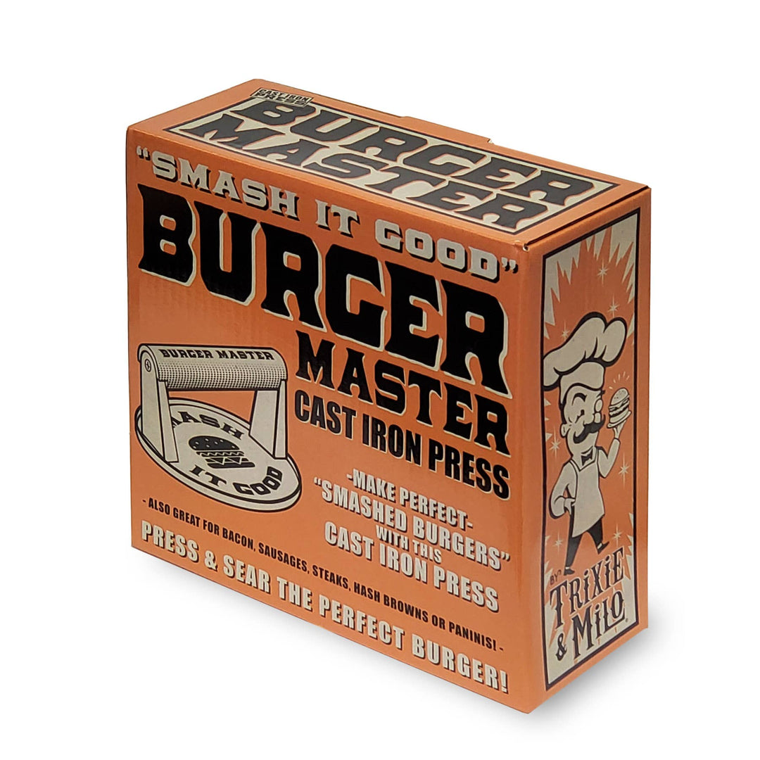 "Burger Master" Cast Iron Grill Press