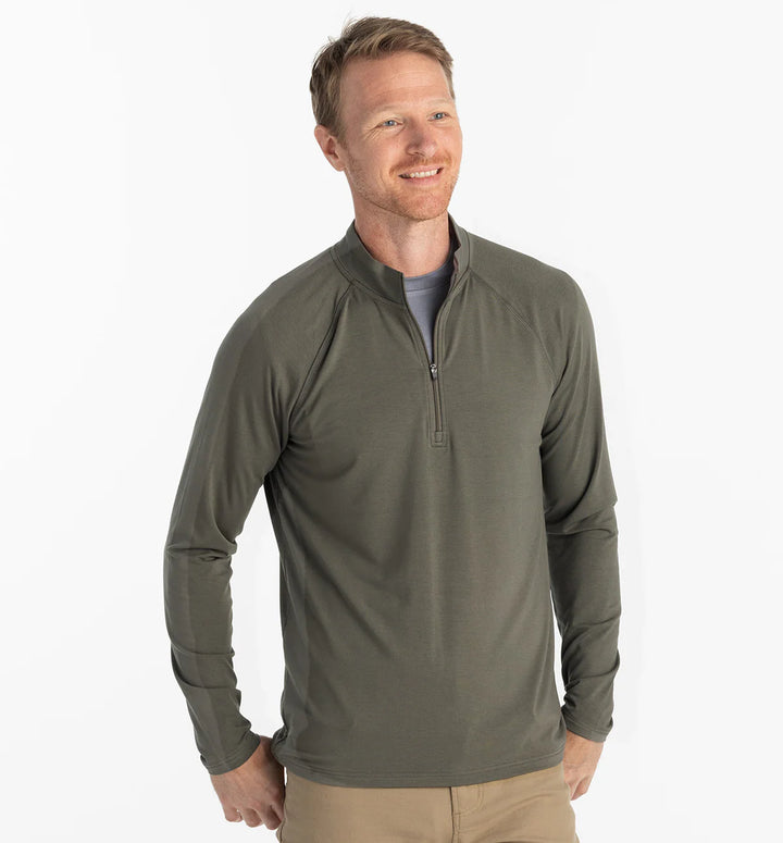 M's Bamboo Flex Quarter Zip