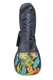 Kala Soprano Padded Ukulele Bag, Floral Pattern