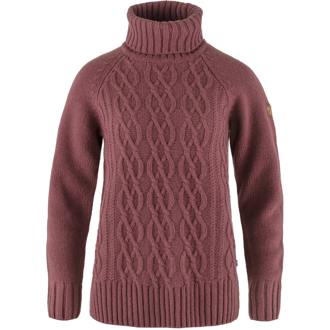 W's Ovik Cable Knit Roller Neck
