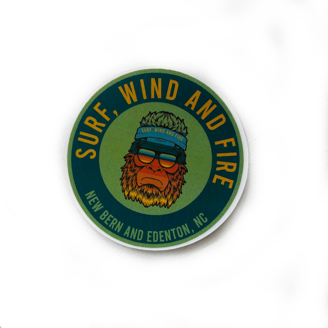 Rainbow Sasquatch Green/Teal Sticker