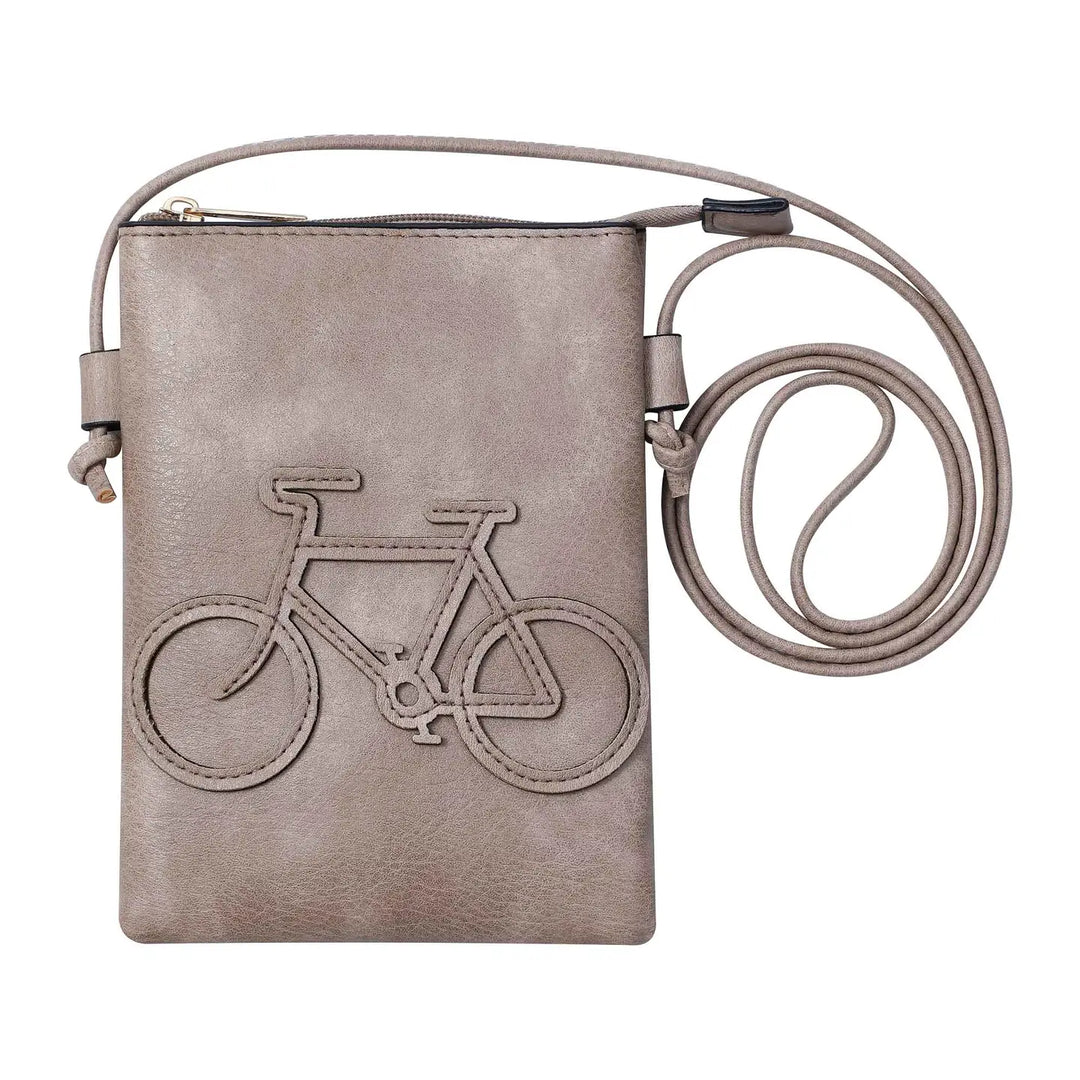 Bicycle Laser Cut Crossbody Cellphone Bag