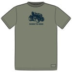 M'S BORN TO RIDE MOWER CRUSHER TEE