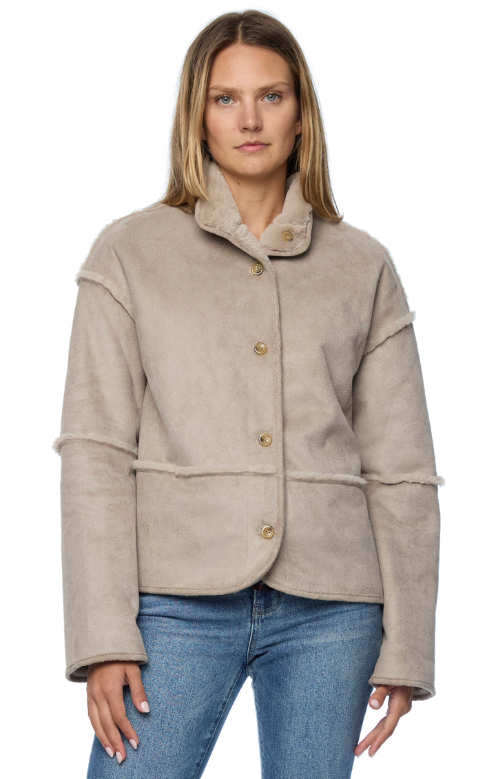 W's Pennington Reversible Faux Fur Jacket