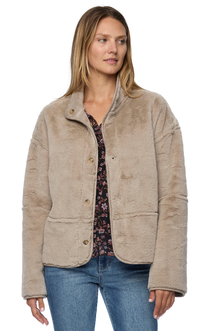 W's Pennington Reversible Faux Fur Jacket