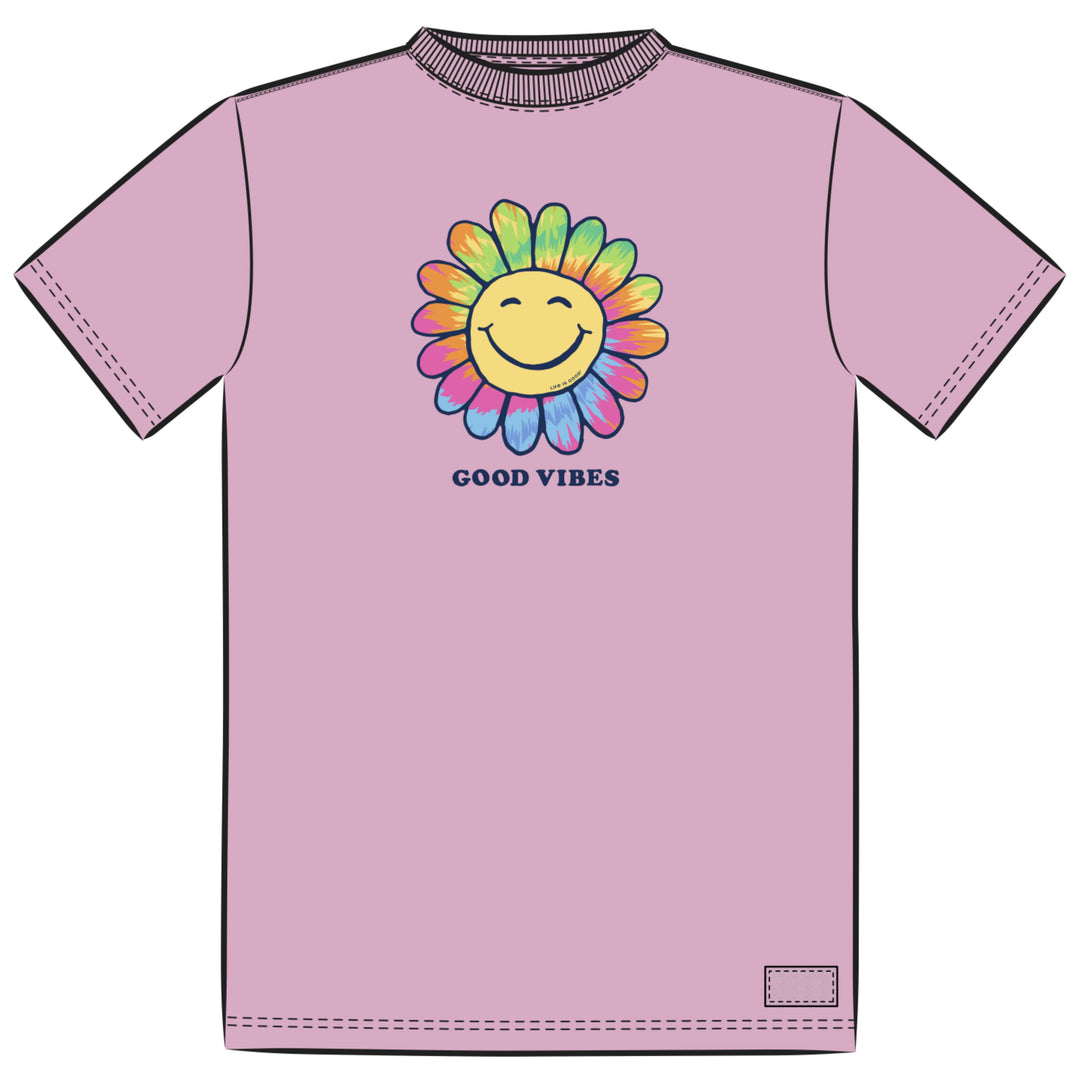 K'S S/S CRUSHER TEE TIE DYE FLOWER VIBES